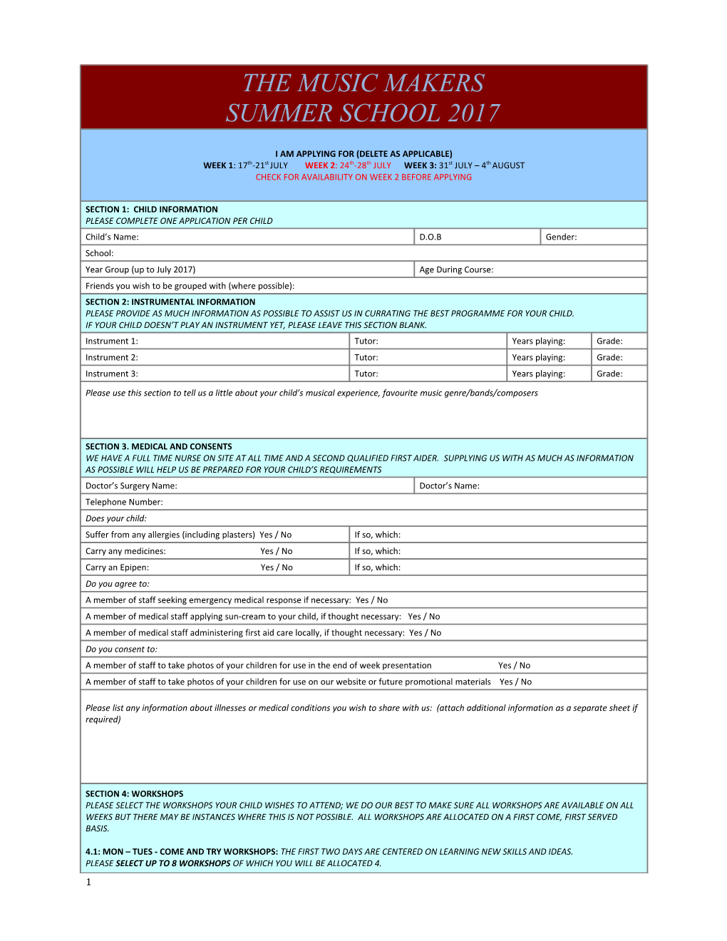 Membership Application Form s2