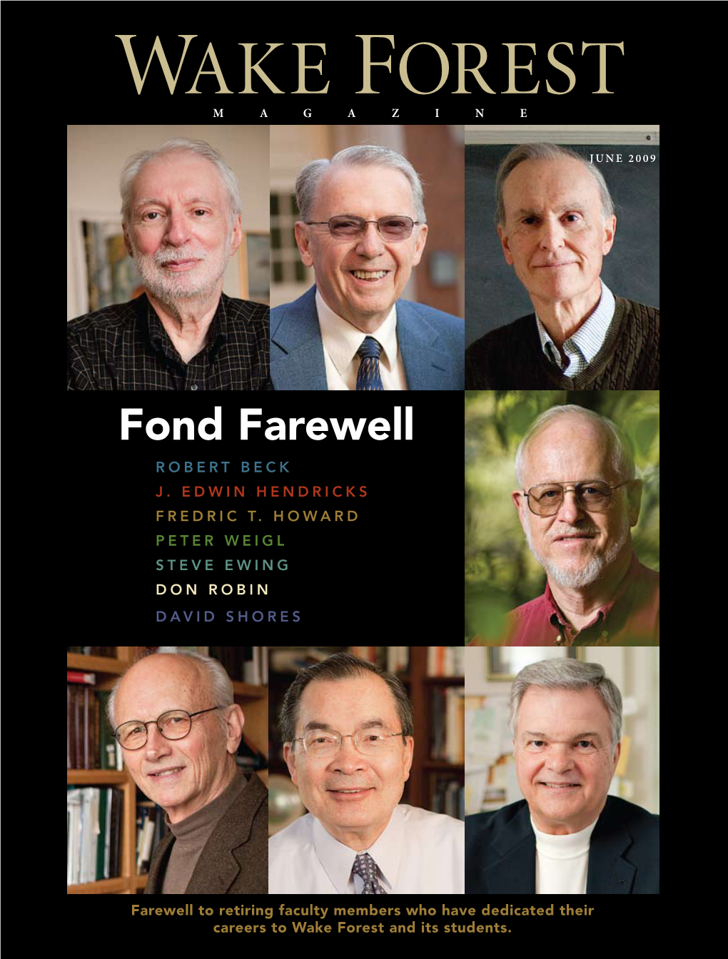 Wake Forest Magazine, June 2009