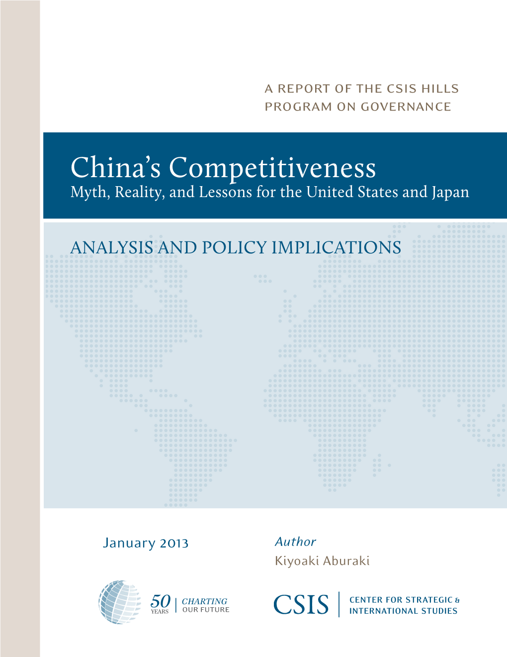 China's Competitiveness: Analysis and Policy Implications
