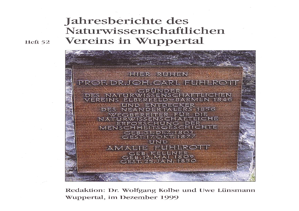 Jahresberichte Des Naturwissenschaftlichen Vereins