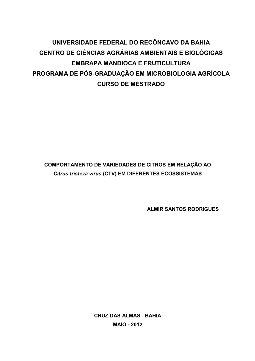 Indexação Biológica ------27 4