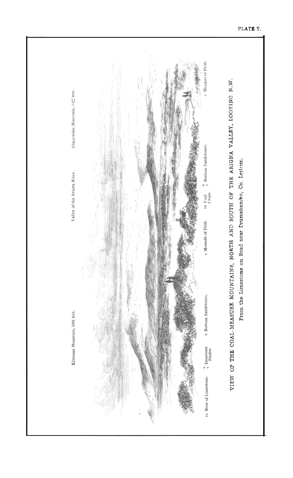 Mtunds Nl Drift. VIE W O F TH E COAL-MEASUR E MOUNTAINS