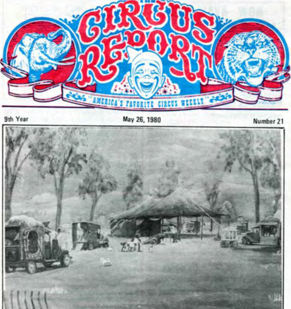 Circus Report, May 26, 1980, Vol. 9, No. 21