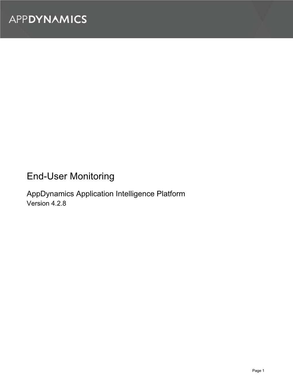 End-User Monitoring