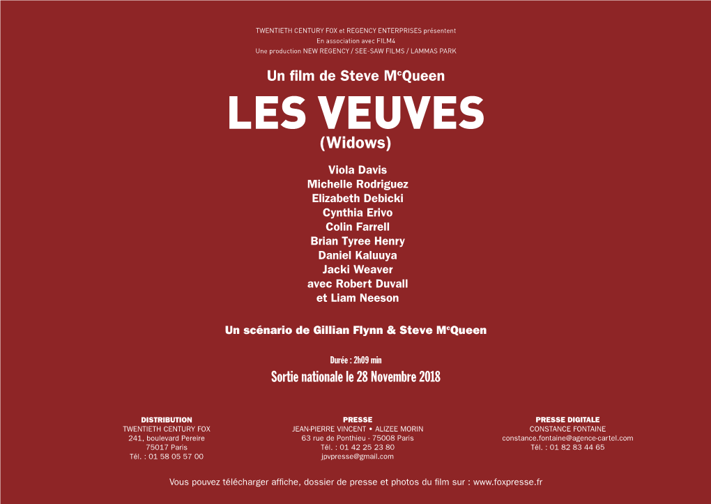 LES VEUVES (Widows)