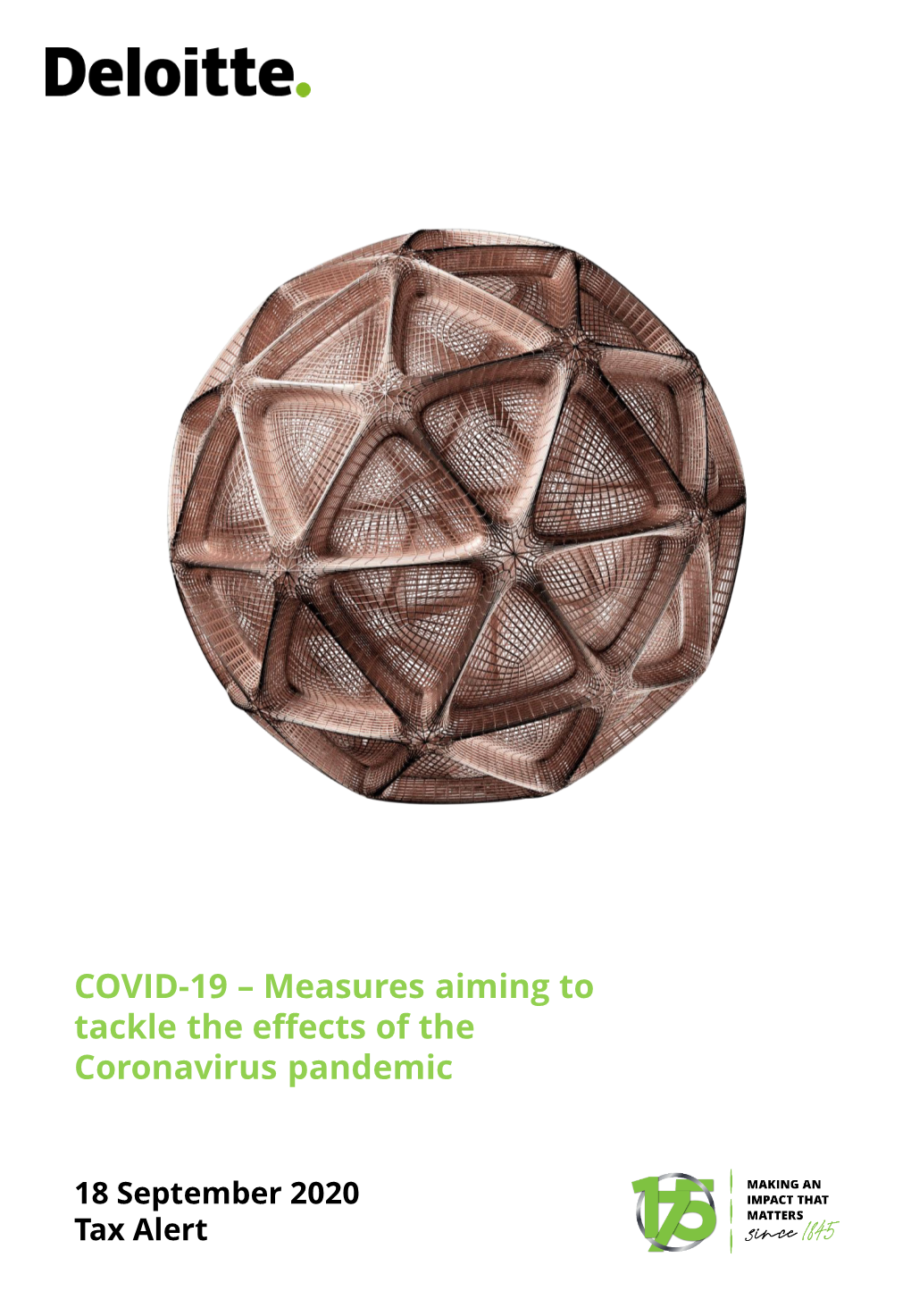 COVID-19 – Measures Aiming to Tackle the Effects of the Coronavirus Pandemic
