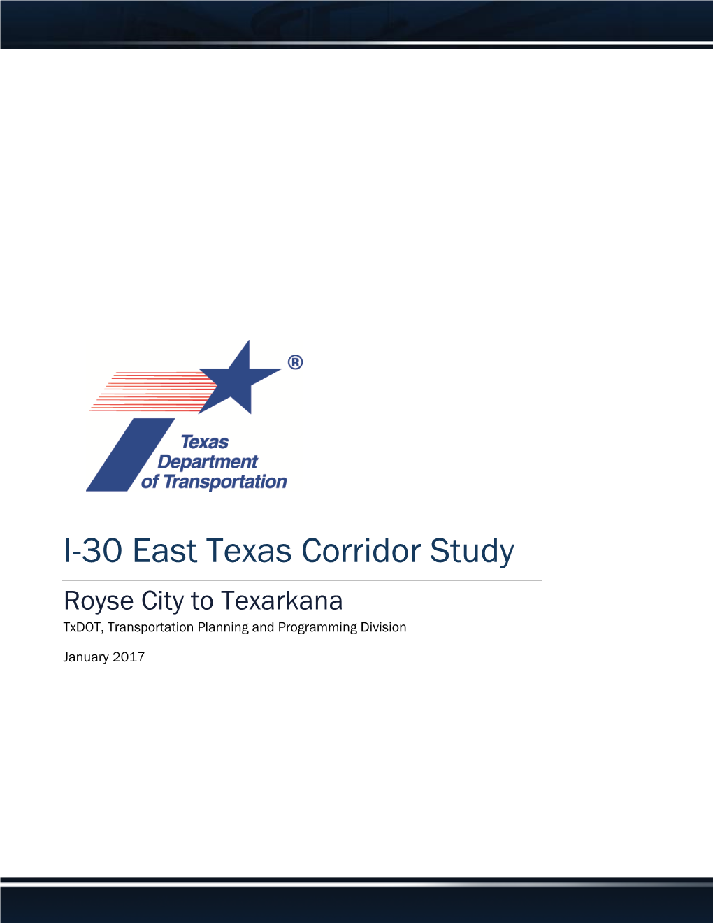 Master Plan Along I-30