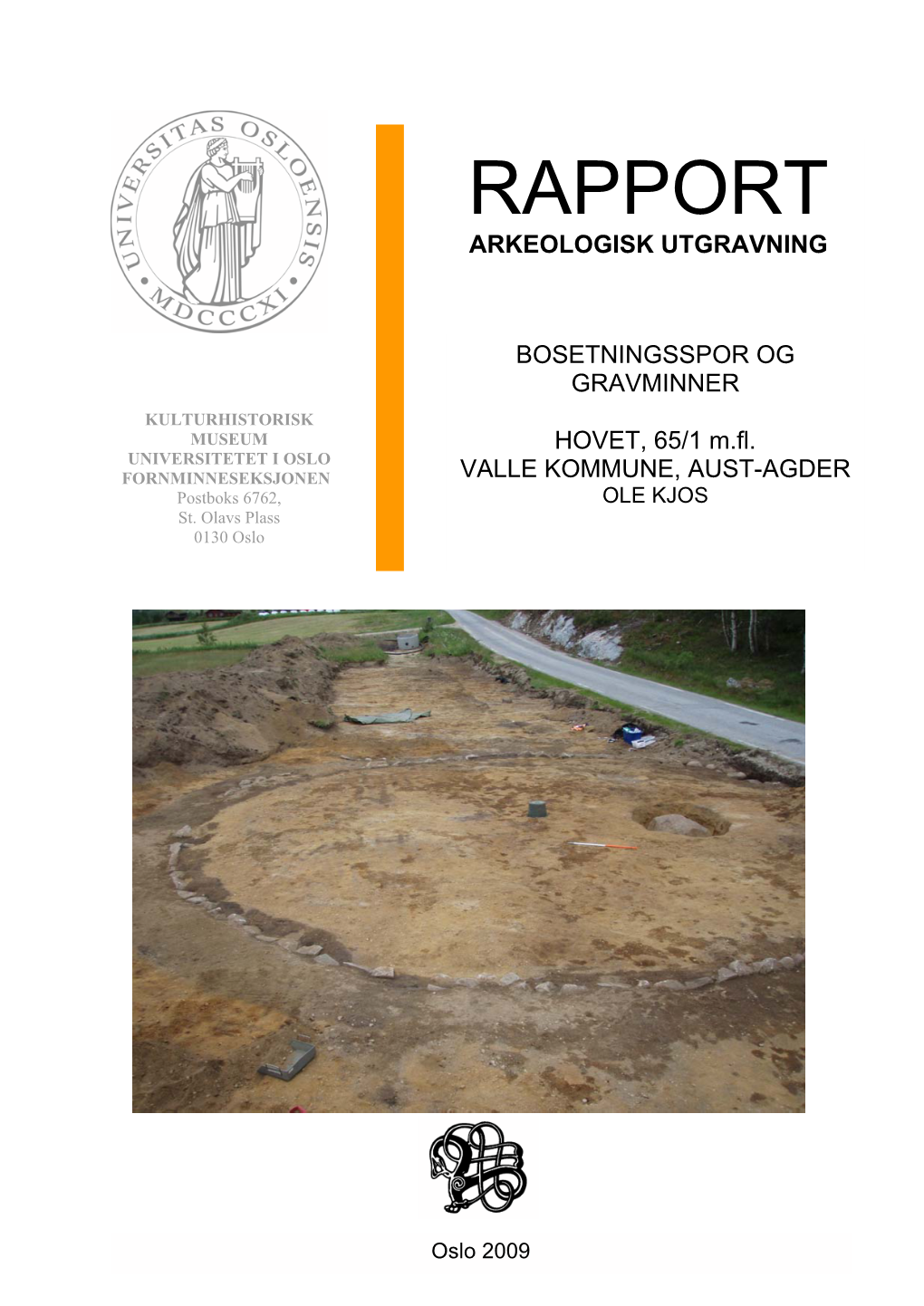 Rapport Arkeologisk Utgravning