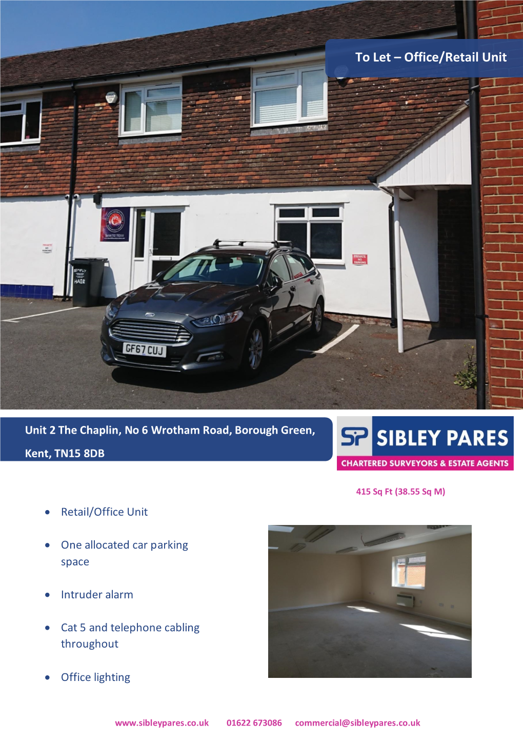 To Let – Office/Retail Unit