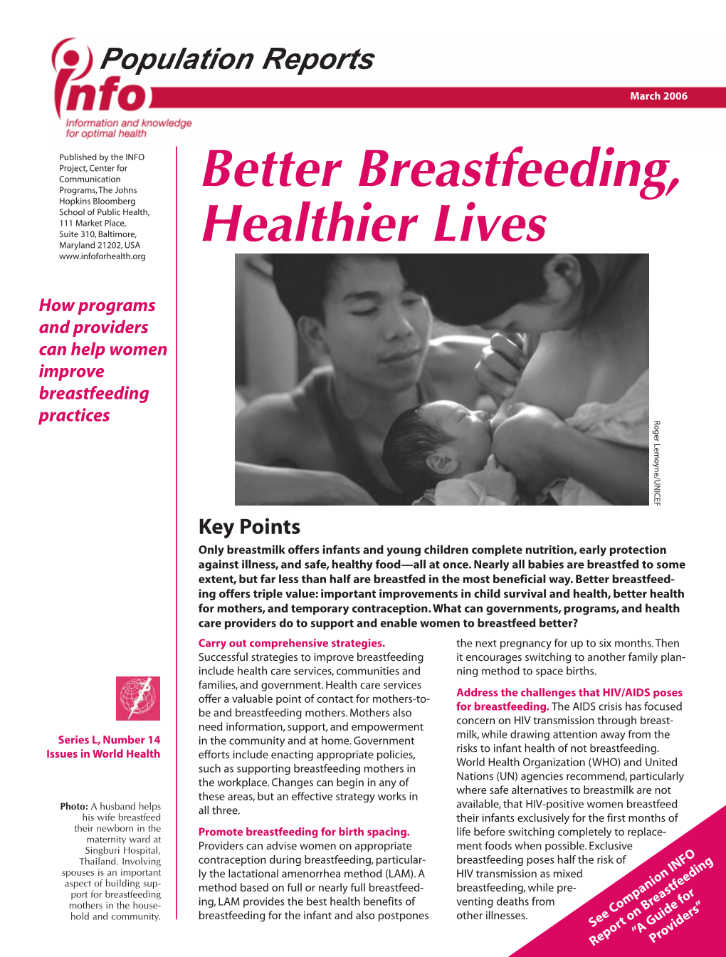 Better Breastfeeding, Healthier Lives