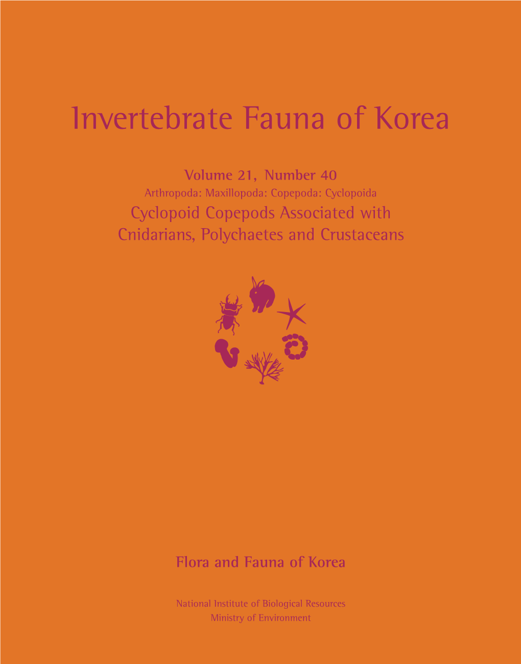 Invertebrate Fauna of Korea of Fauna Invertebrate