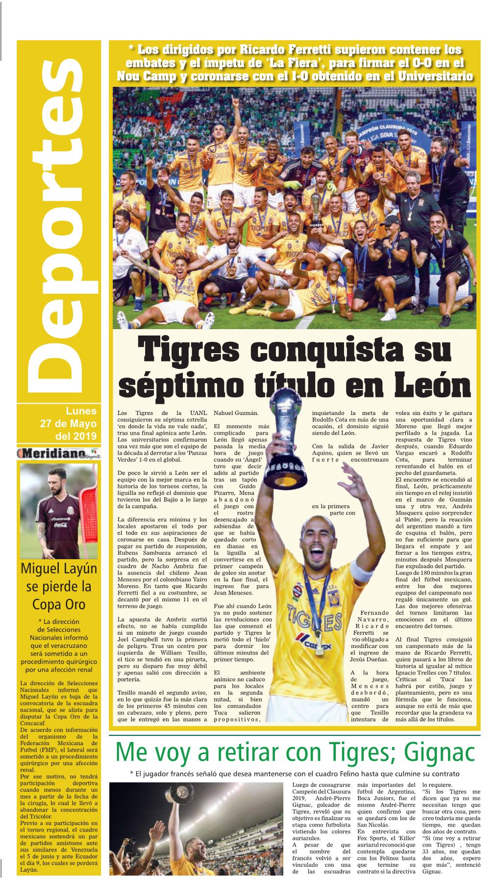 Tigres Conquista Su Séptimo Título En León