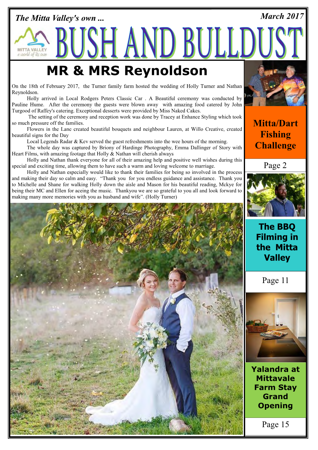 MR & MRS Reynoldson