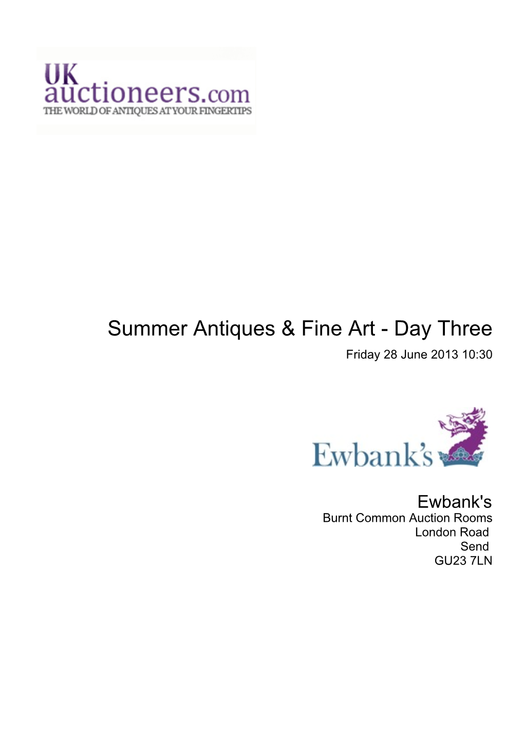 Summer Antiques & Fine