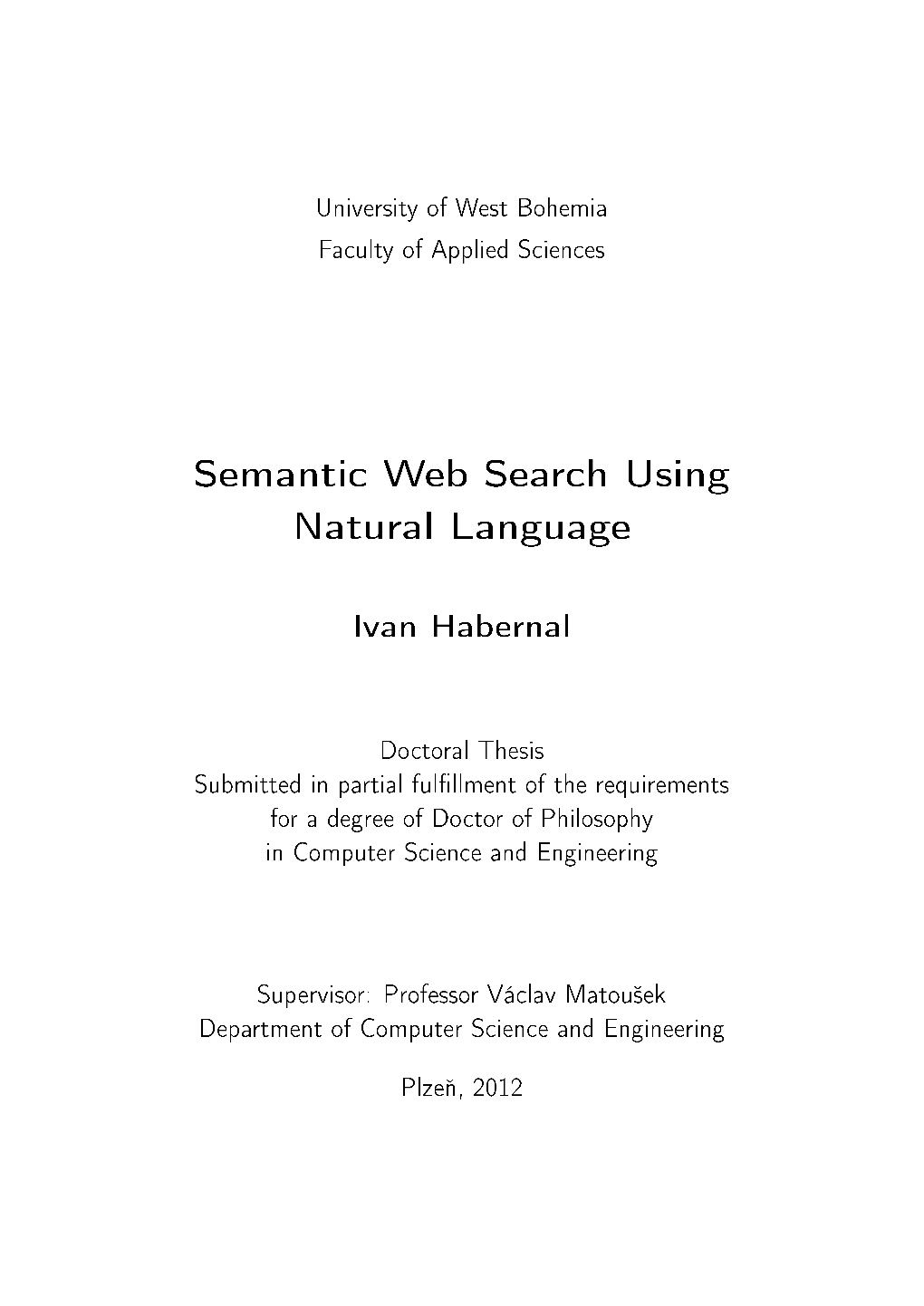 Semantic Web Search Using Natural Language