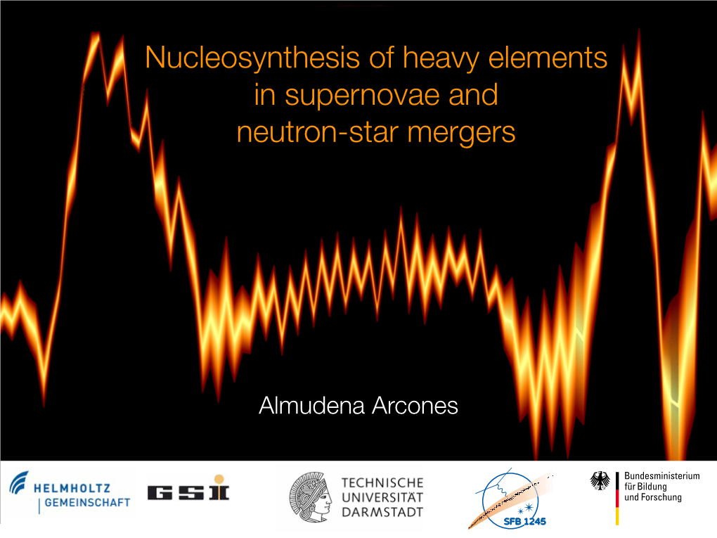 Nucleosynthesis of Heavy Elements in Supernovae and Neutron-Star Mergers