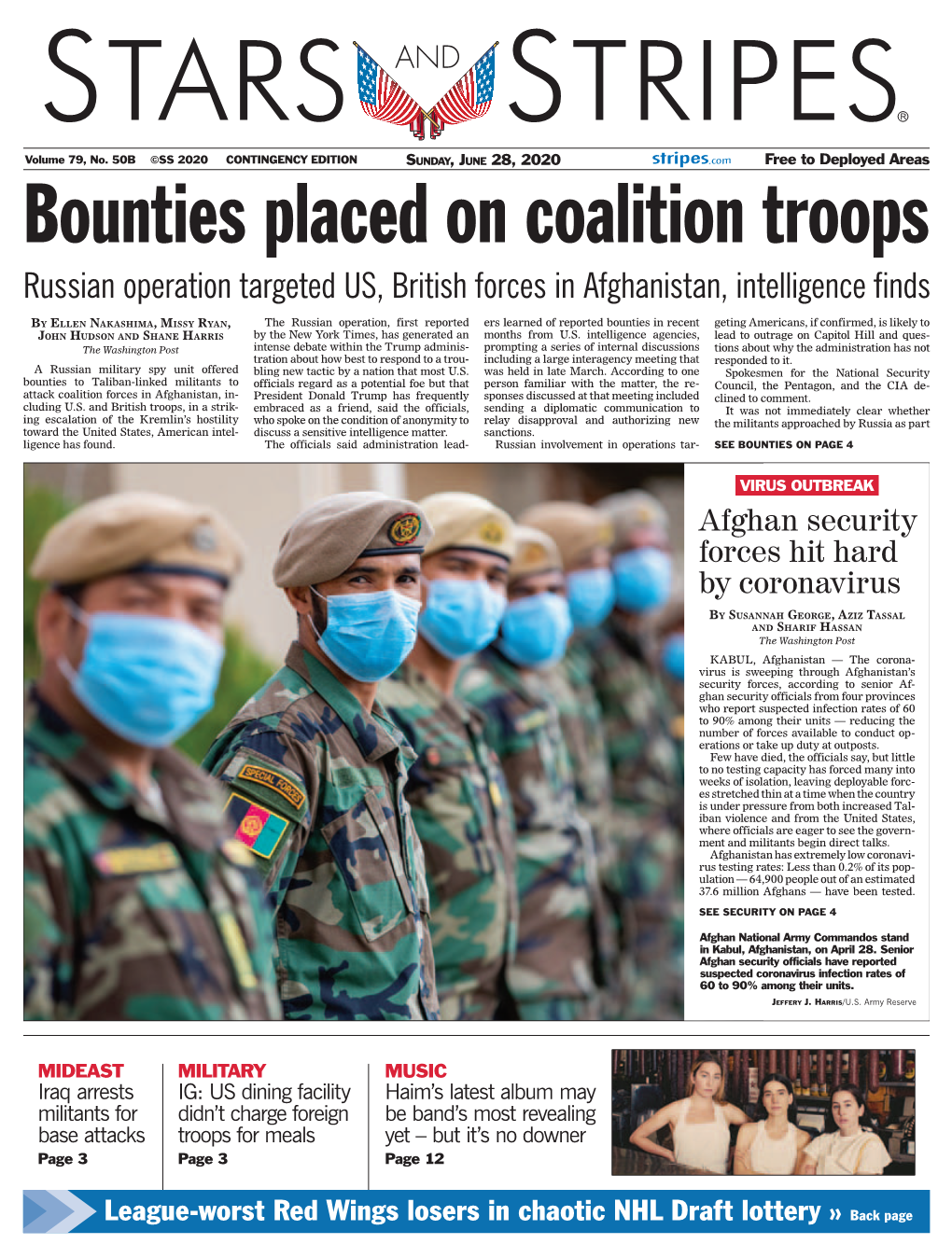 Bounties Placed on Coalition Troops