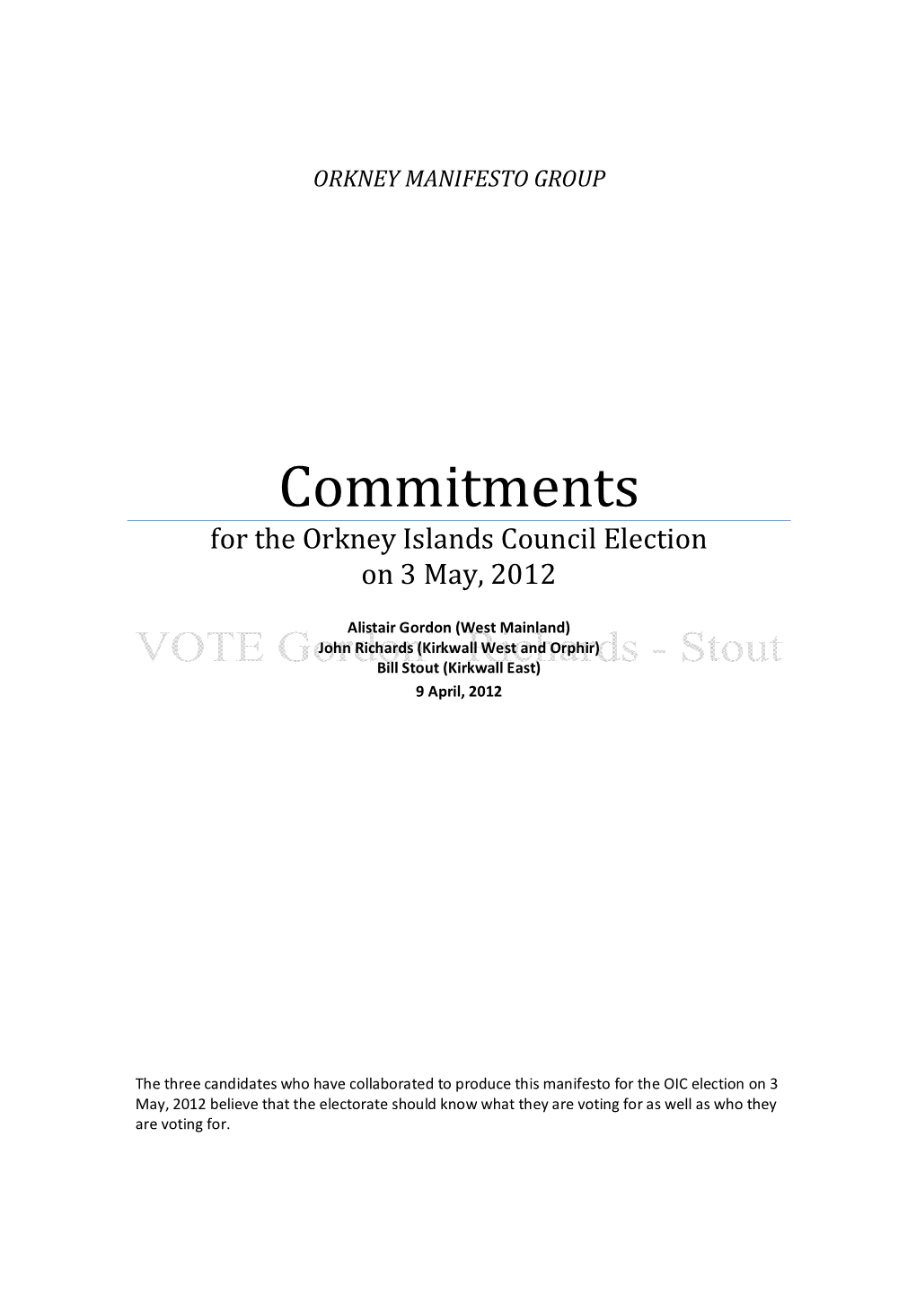 Manifesto Commitments.9Apr2012