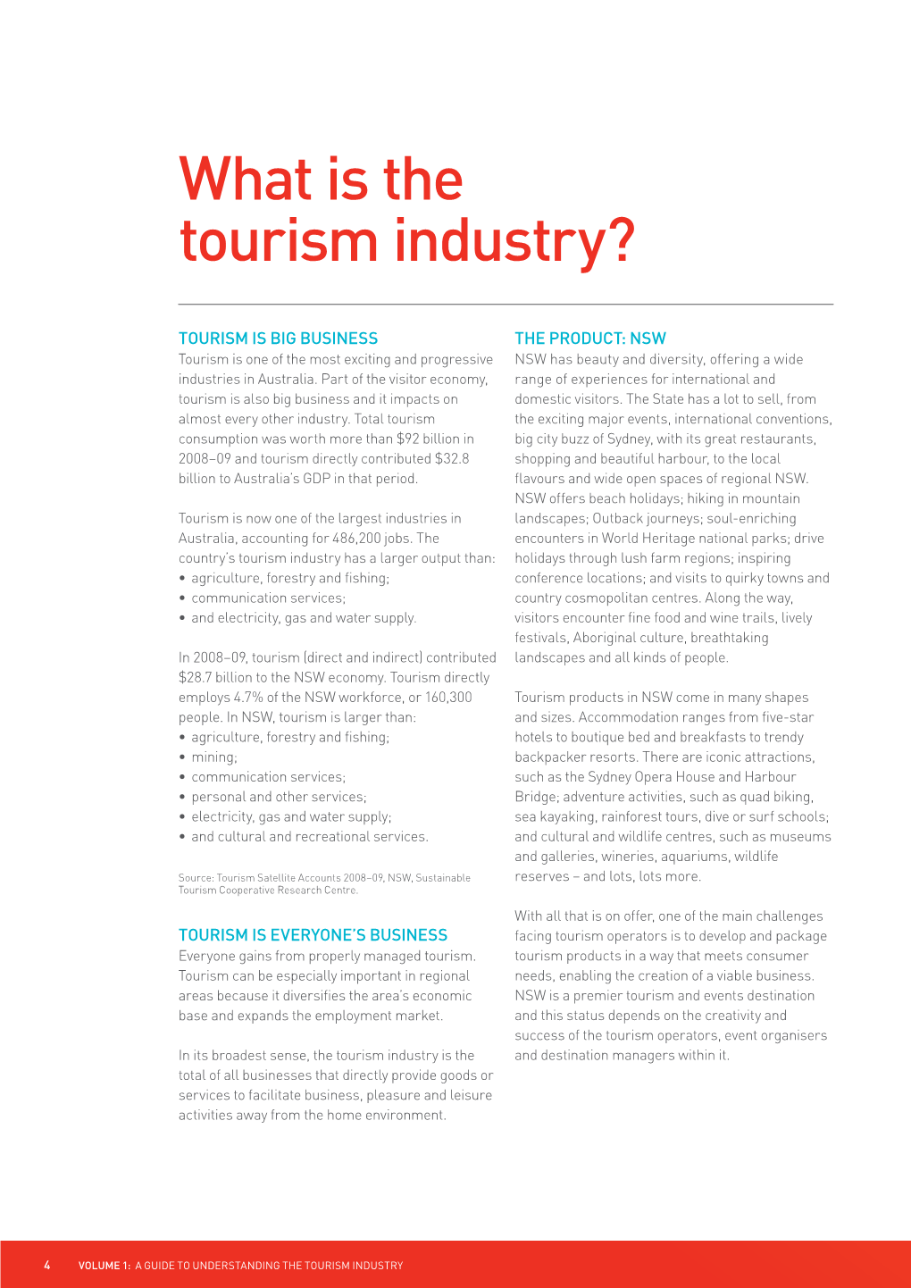 What Is the Tourism Industry?