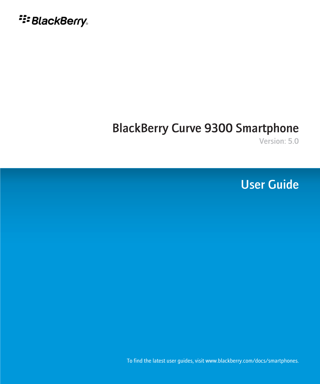 Blackberry Curve 9300 Smartphone Version: 5.0