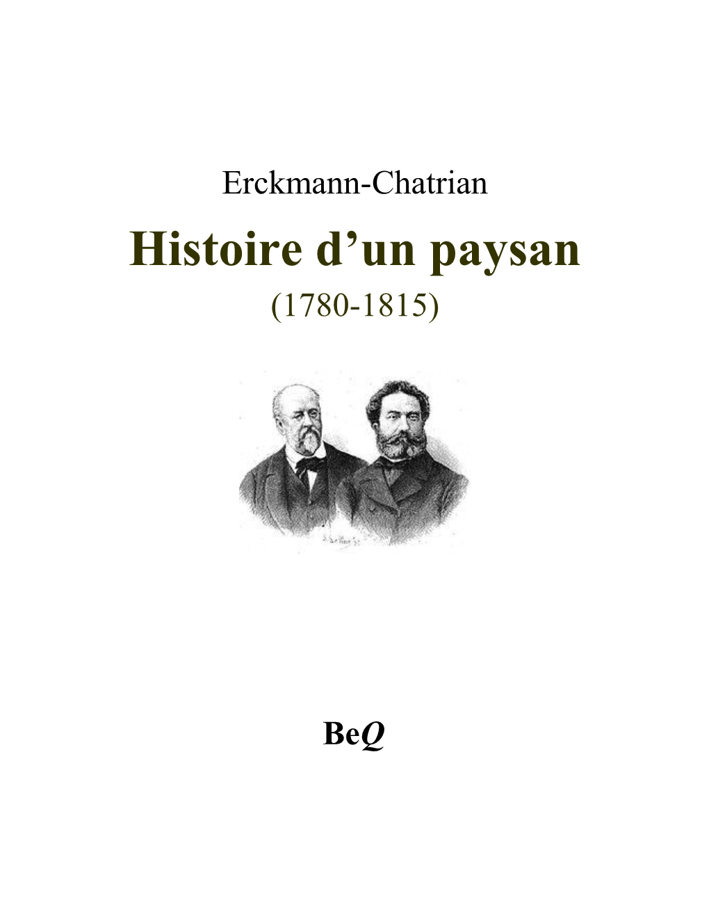 Histoire D'un Paysan