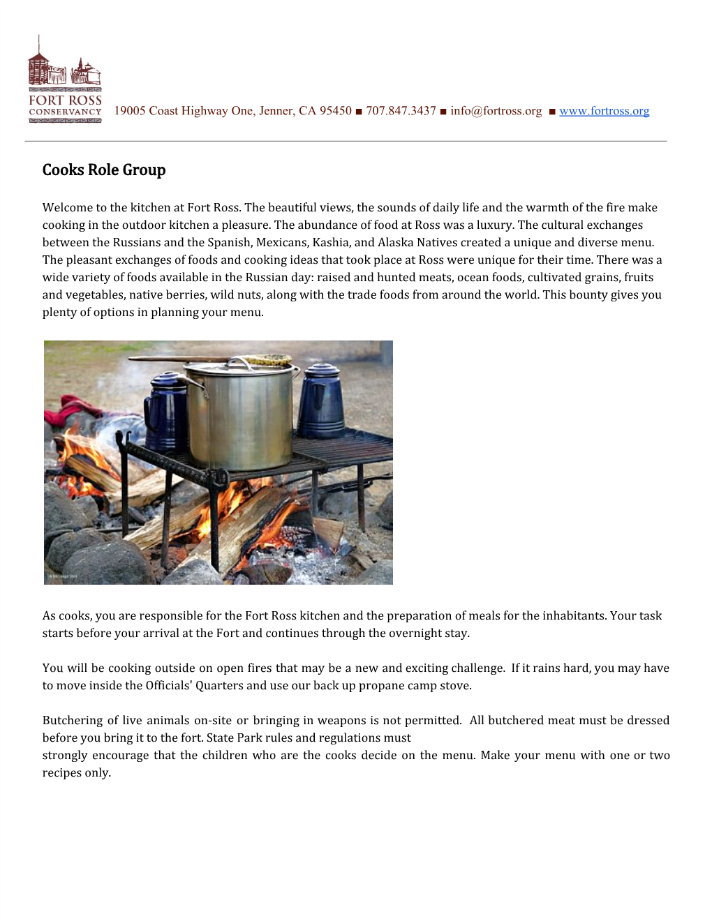 Cooks​​Role​​Group