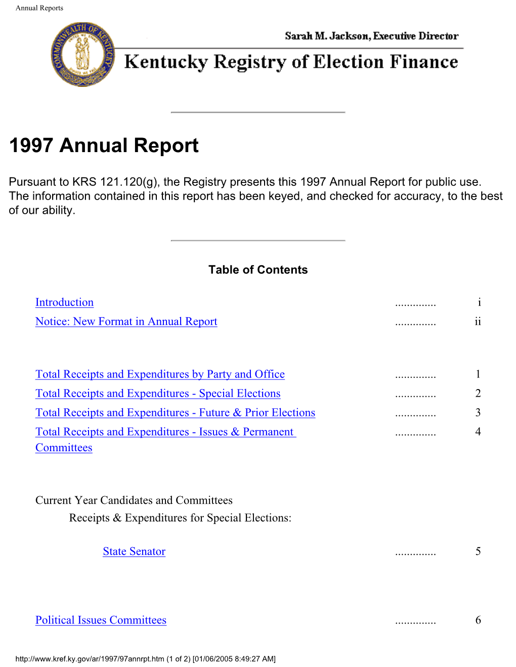 Annual Reports