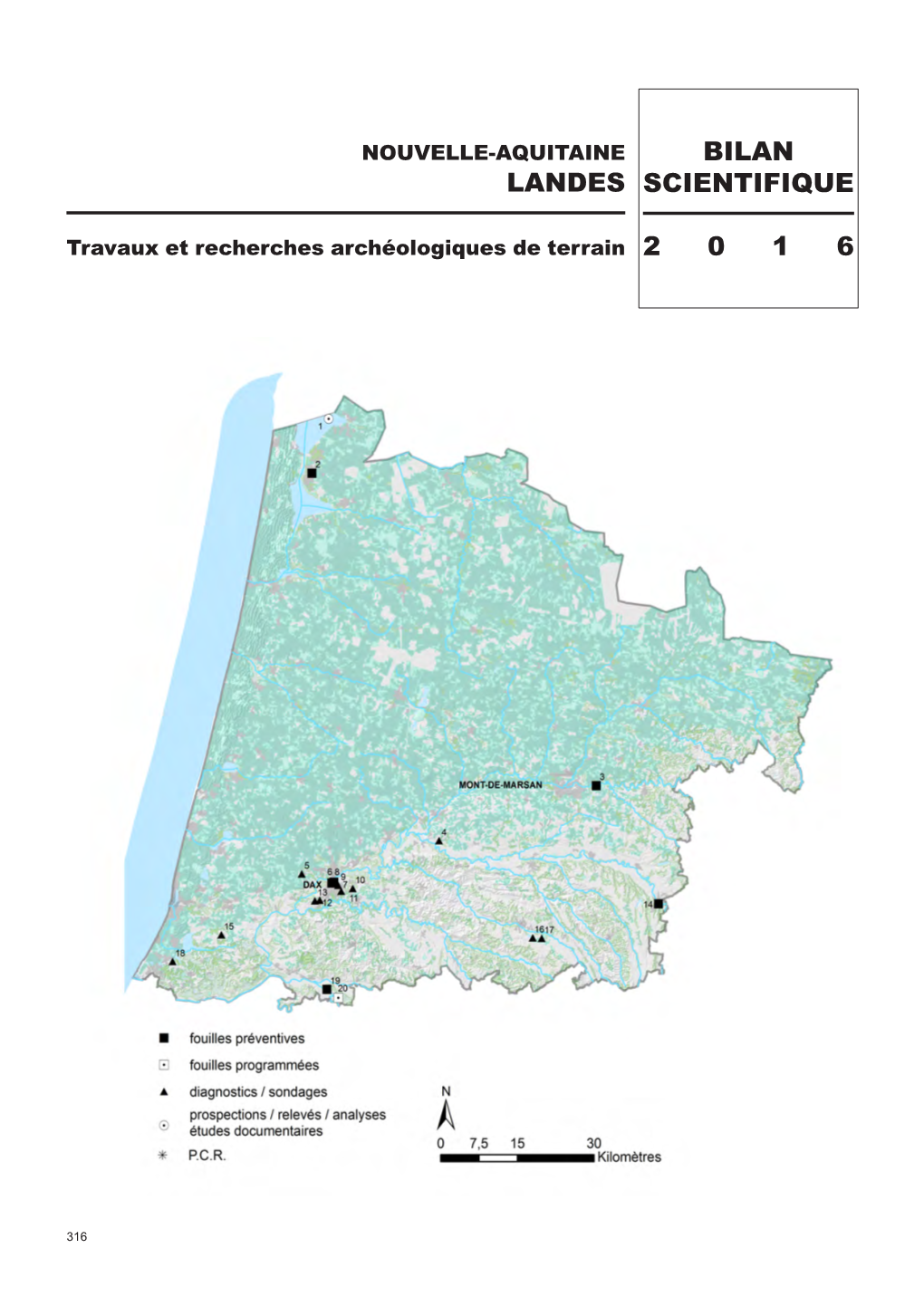 Bilan Scientifique 2 0 1 6 Landes