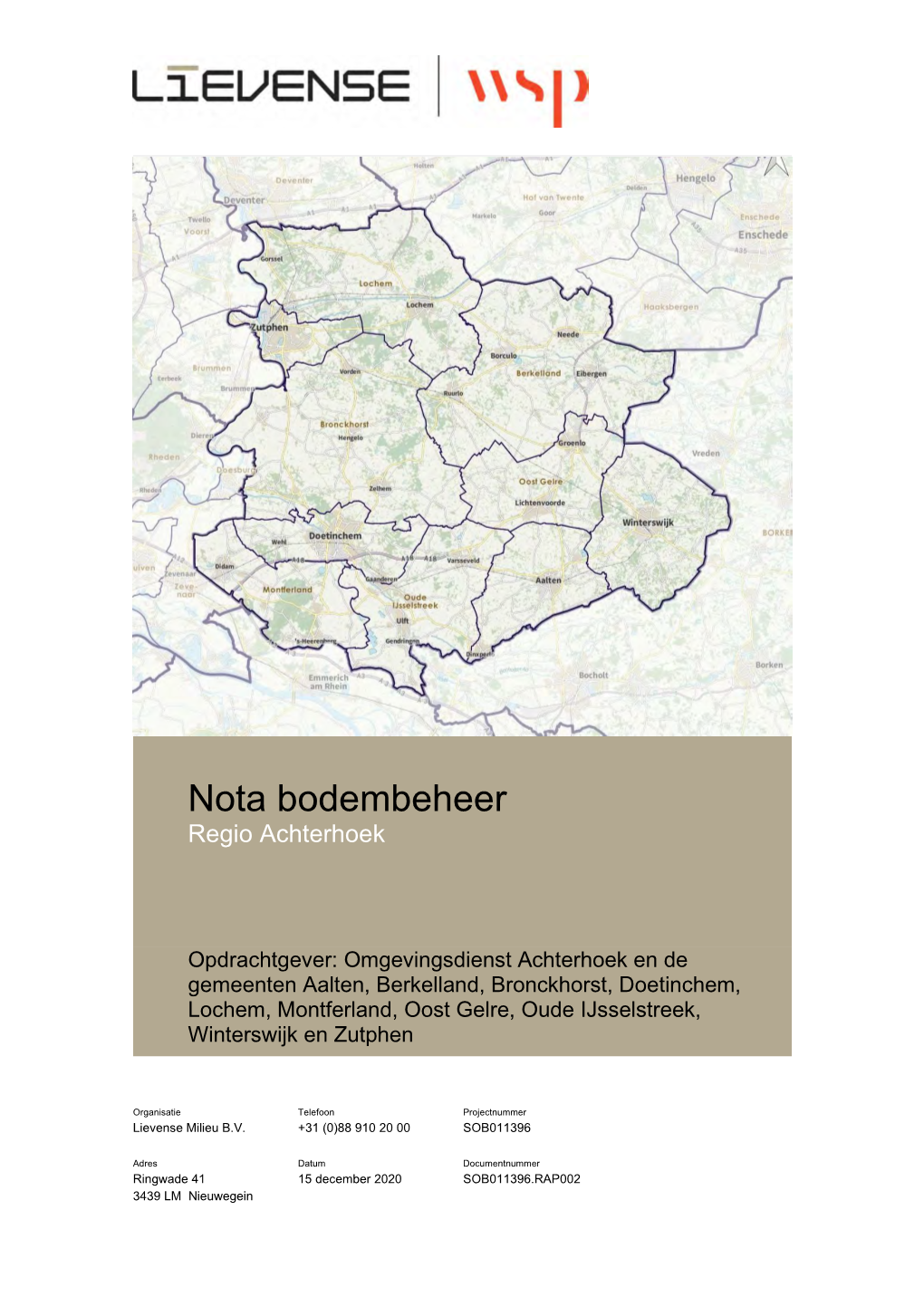 Concept Nota Bodembeheer Regio Achterhoek