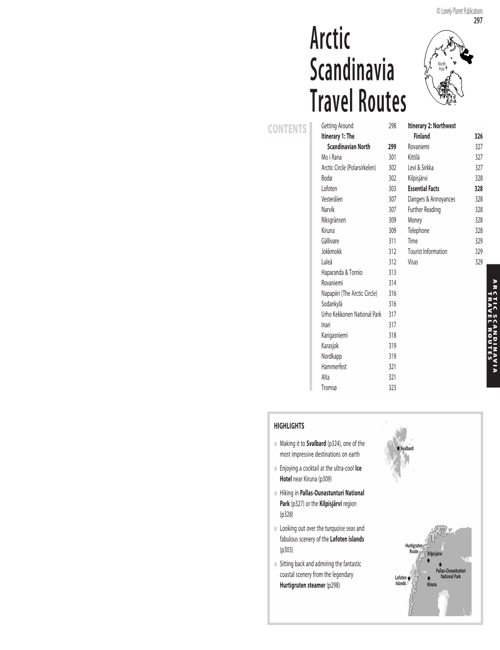 Arctic Scandinavia Travel Routes