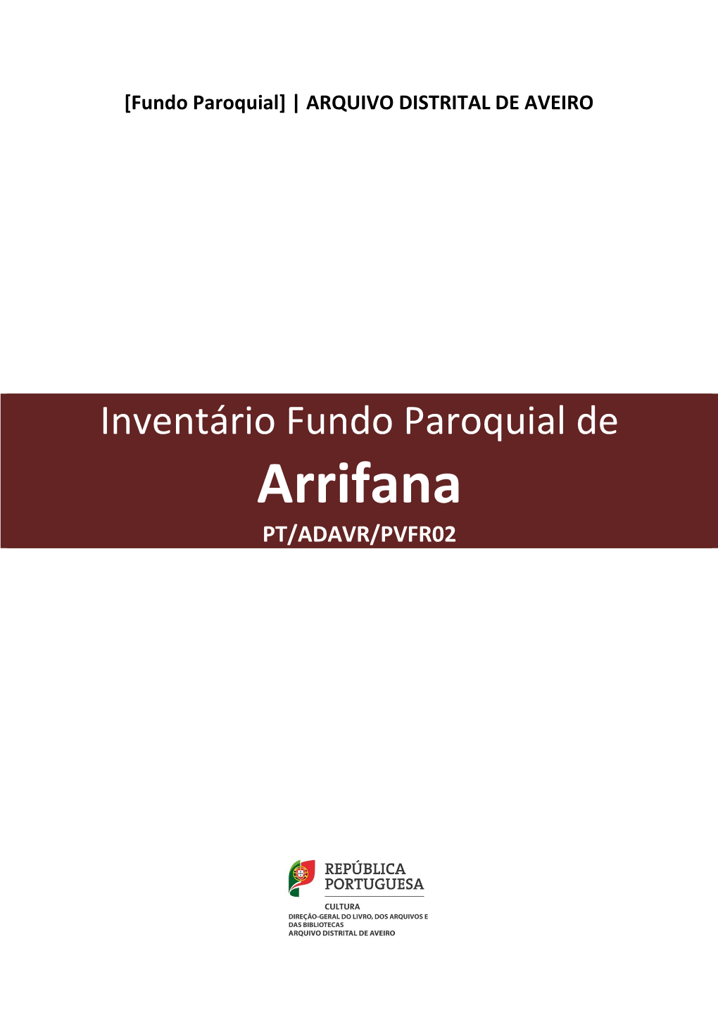 Arrifana PT/ADAVR/PVFR02