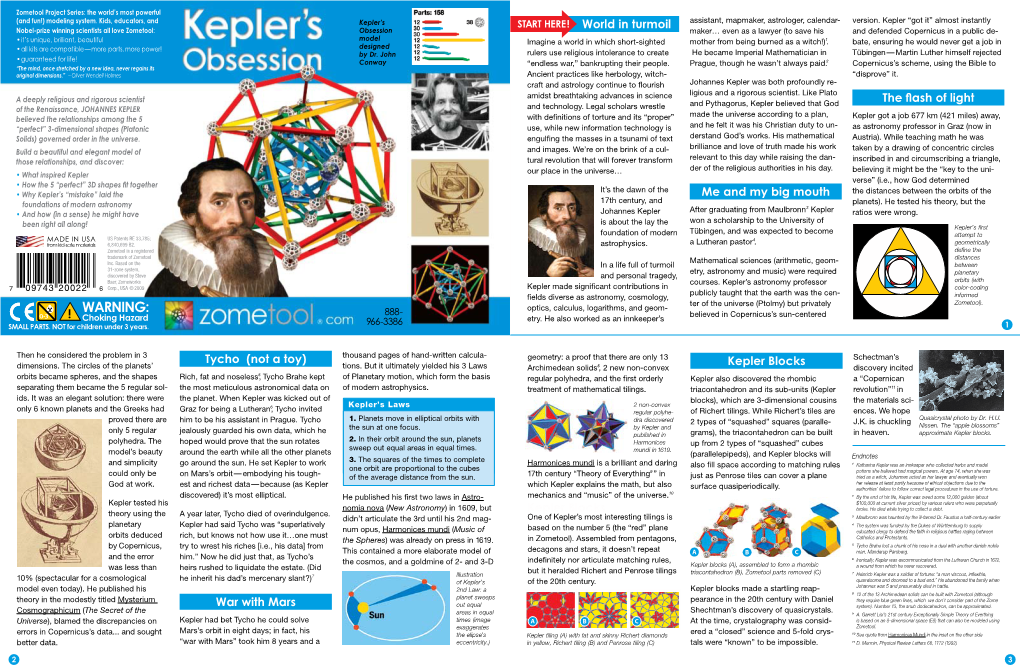 Instructions for Kepler's