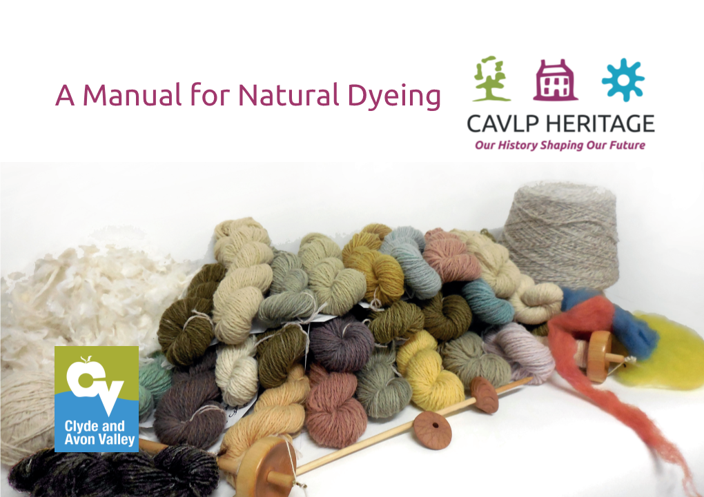 A Manual for Natural Dyeing