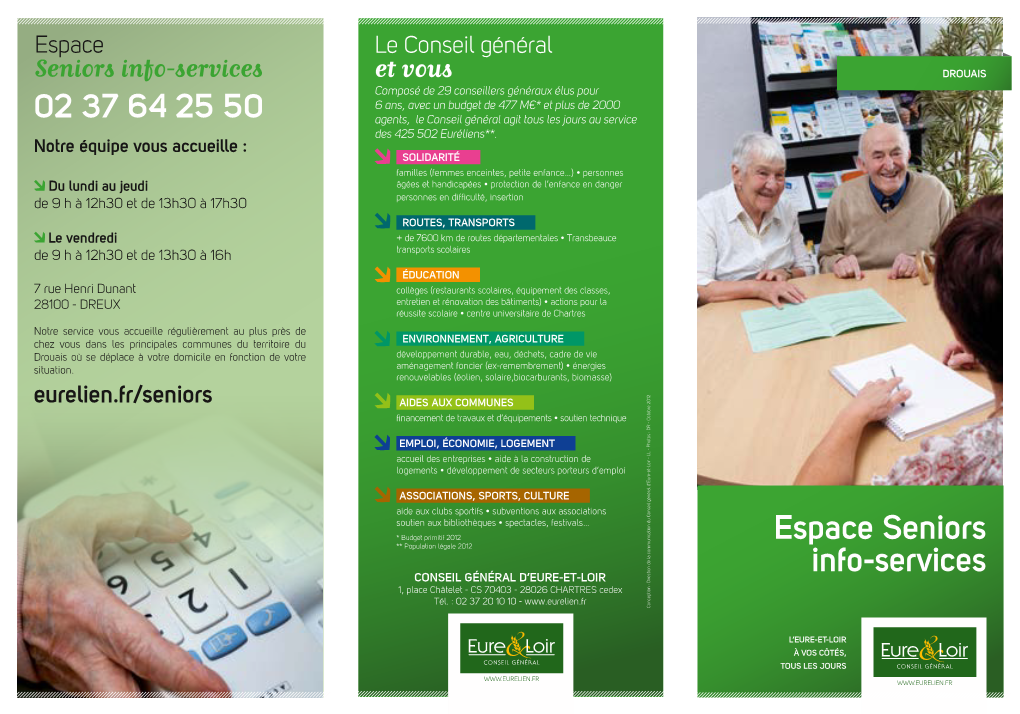 Espace Seniors Info-Services 02 37 64 25 50