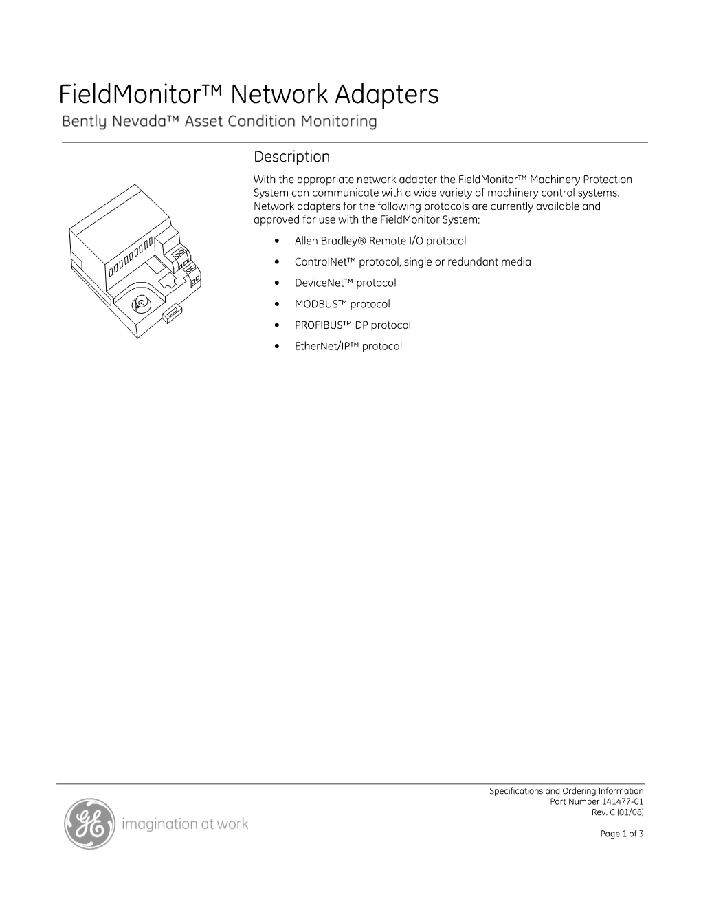 Fieldmonitor™ Network Adapters