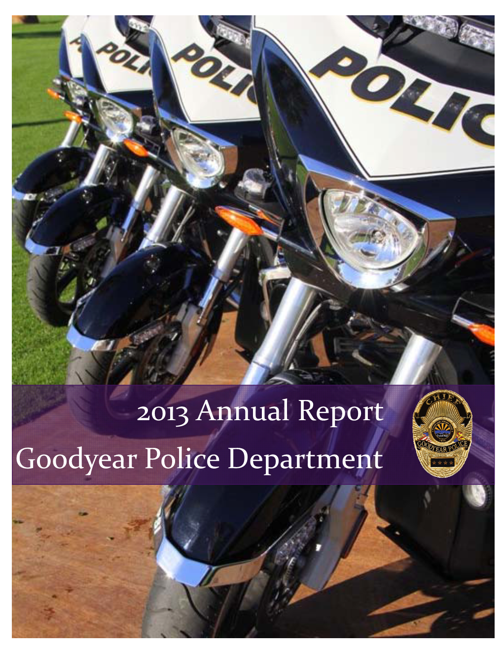 2013 Annual Report Goodyear Police Department