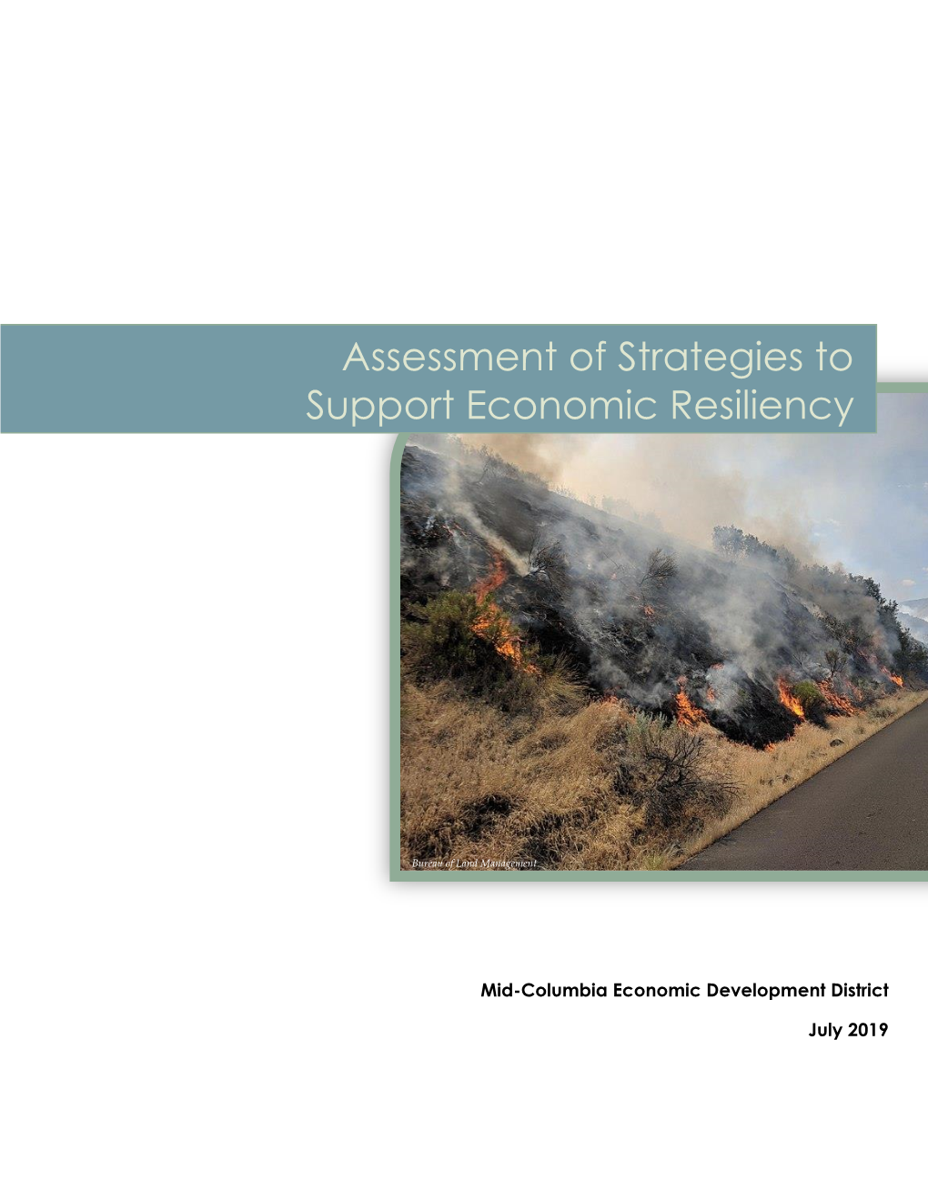 Assessment of Strategies to Support Economic Resiliency