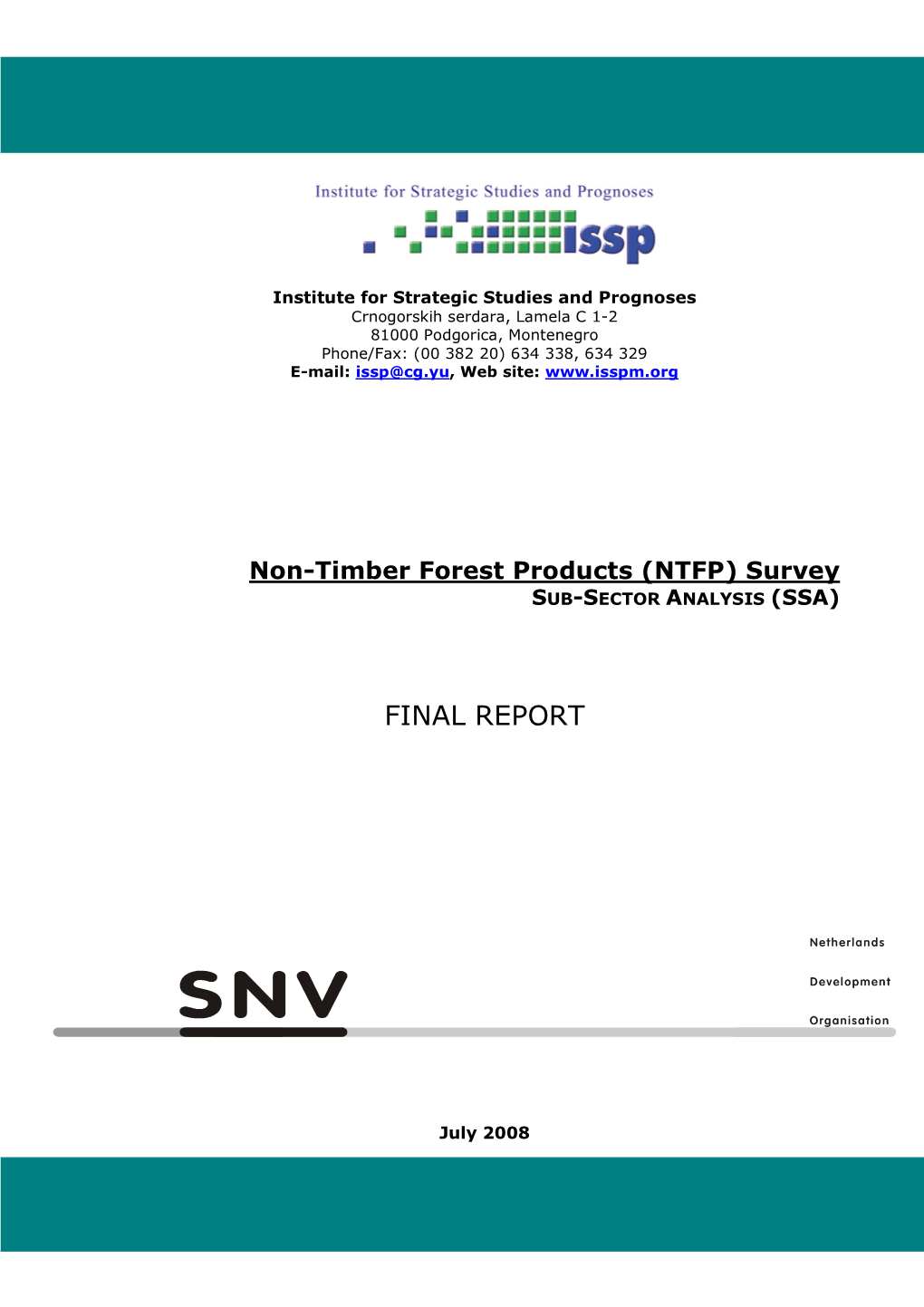 Non Forest Timber Products