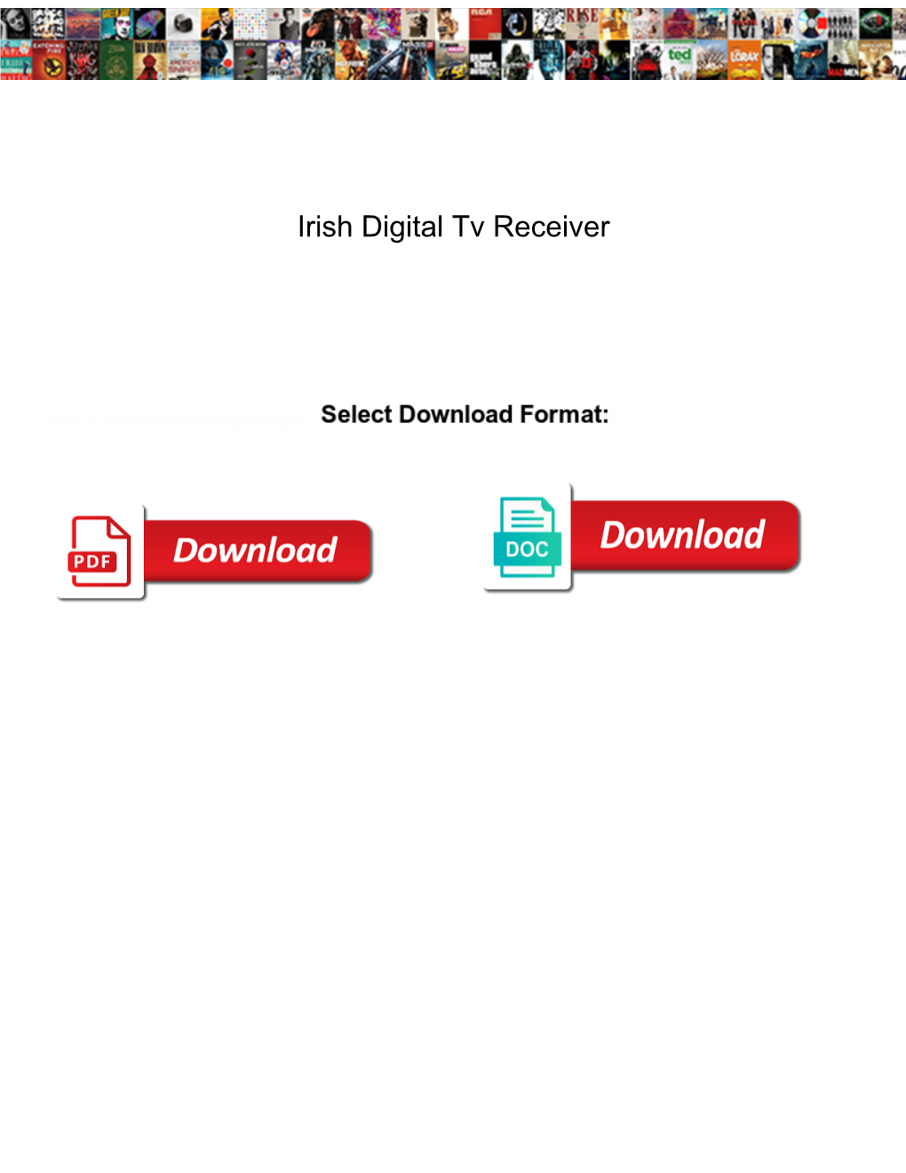 Irish Digital Tv Receiver Local