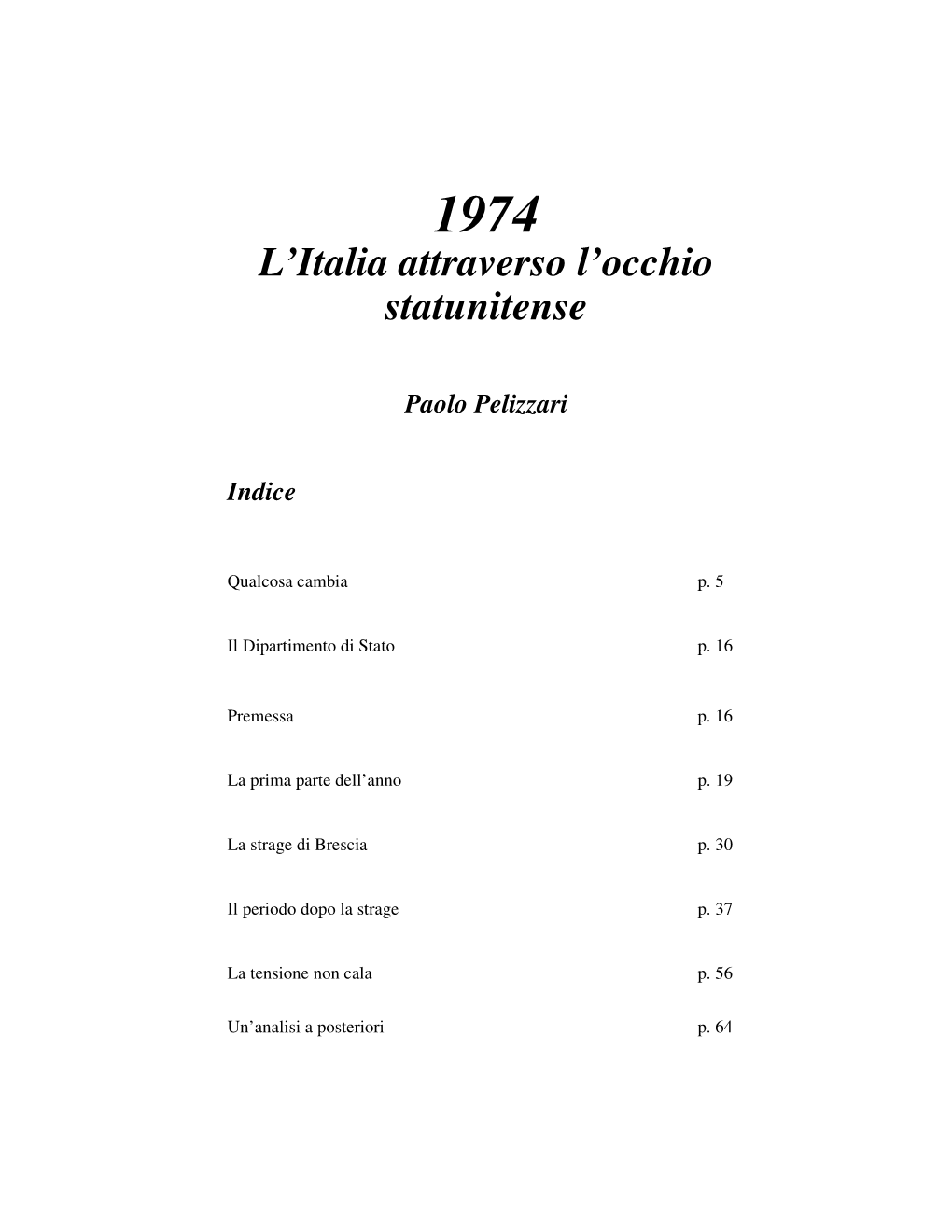 L'italia Attraverso L'occhio Statunitense