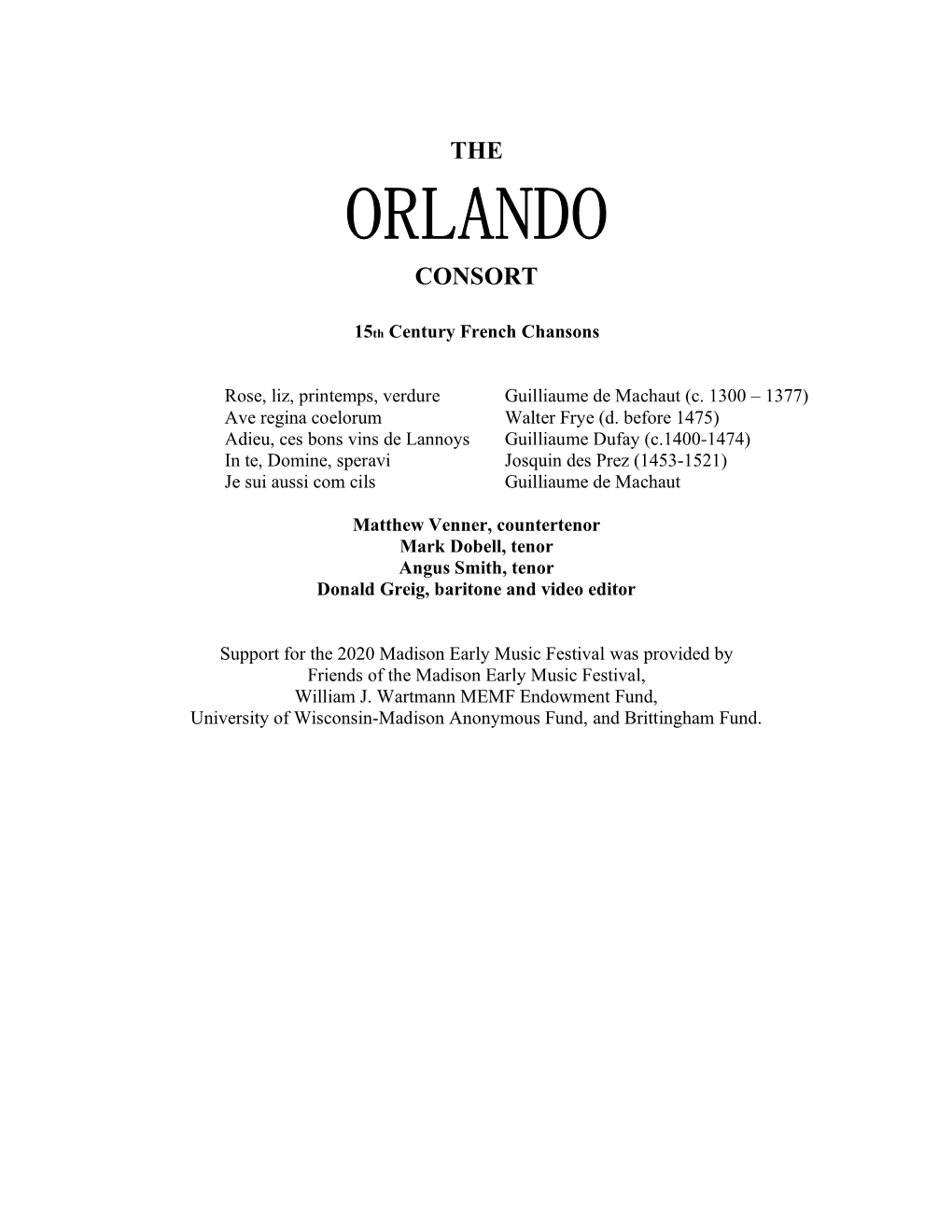 Orlando Consort