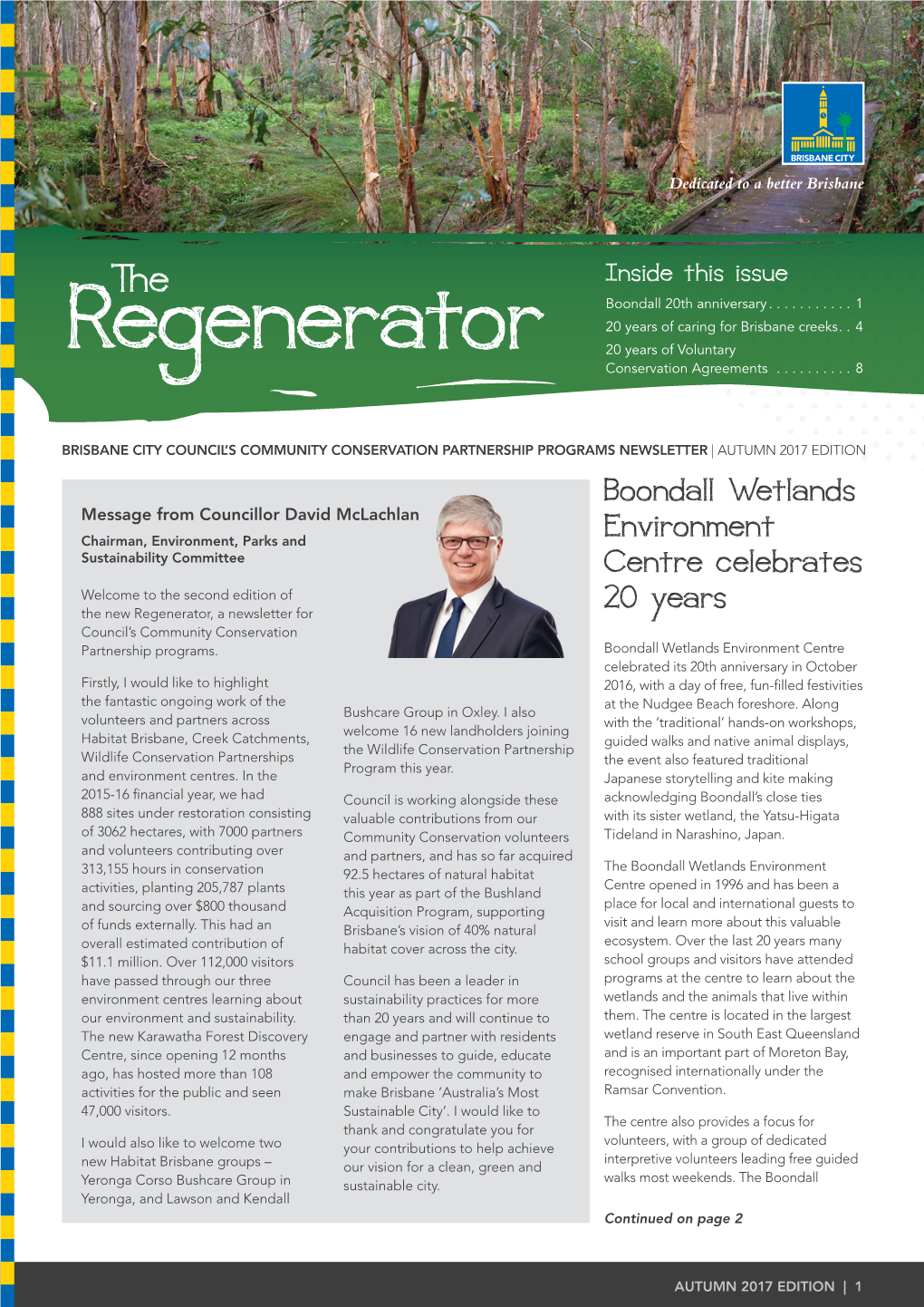 CCPP Regenerator Newsletter Autumn Edition