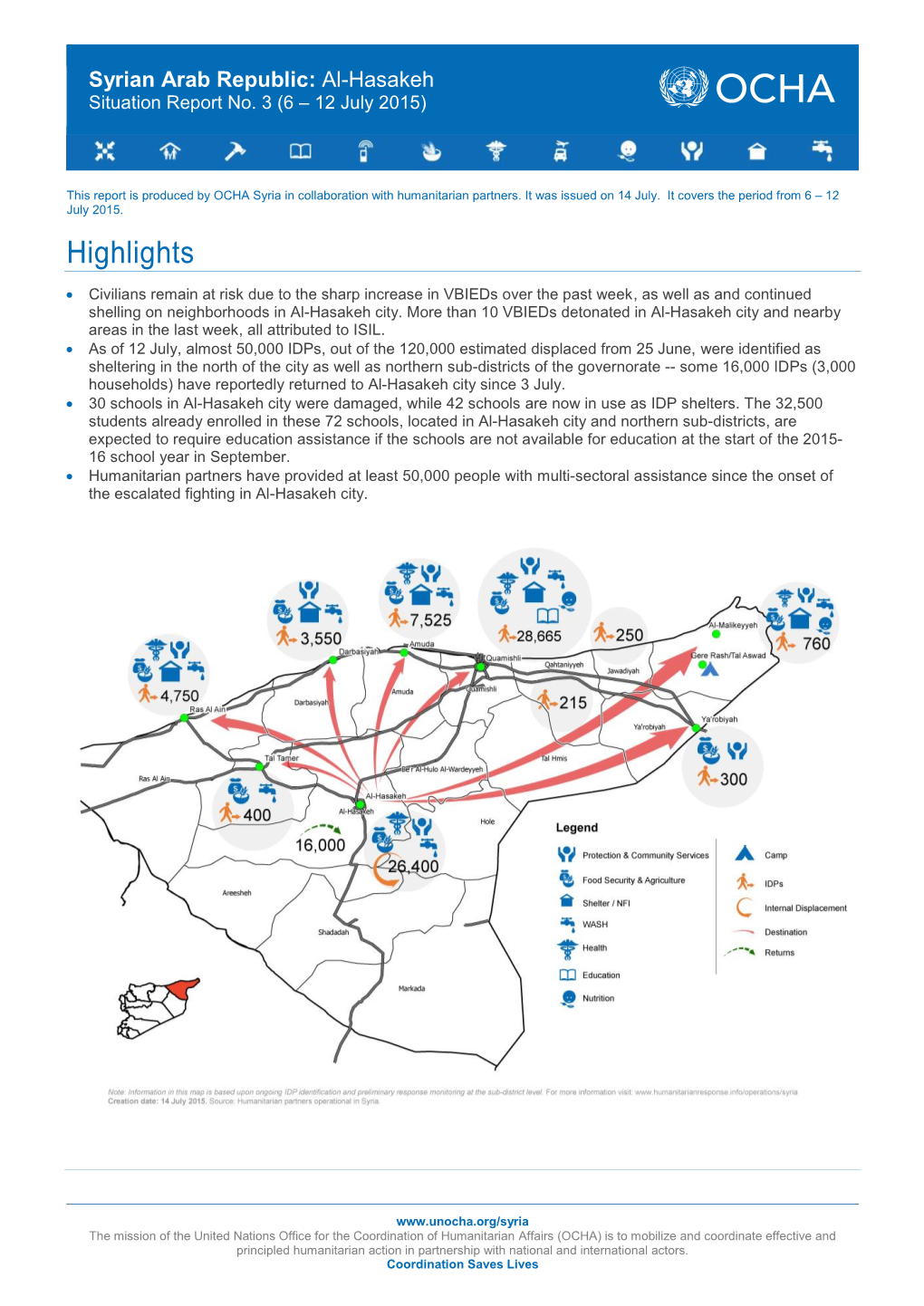 Syria Al-Hasakeh Situation Report No. 3.Pdf (English)