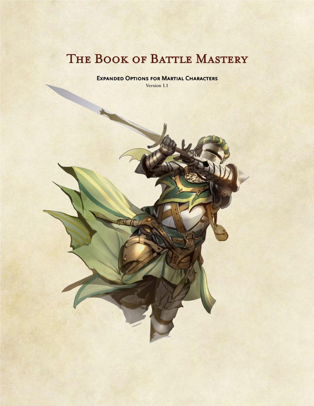 The Book of Battle Mastery