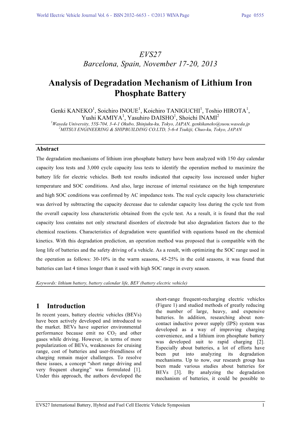 Analysis of Degradation Mechanism of Lithium Iron Phosphate Battery