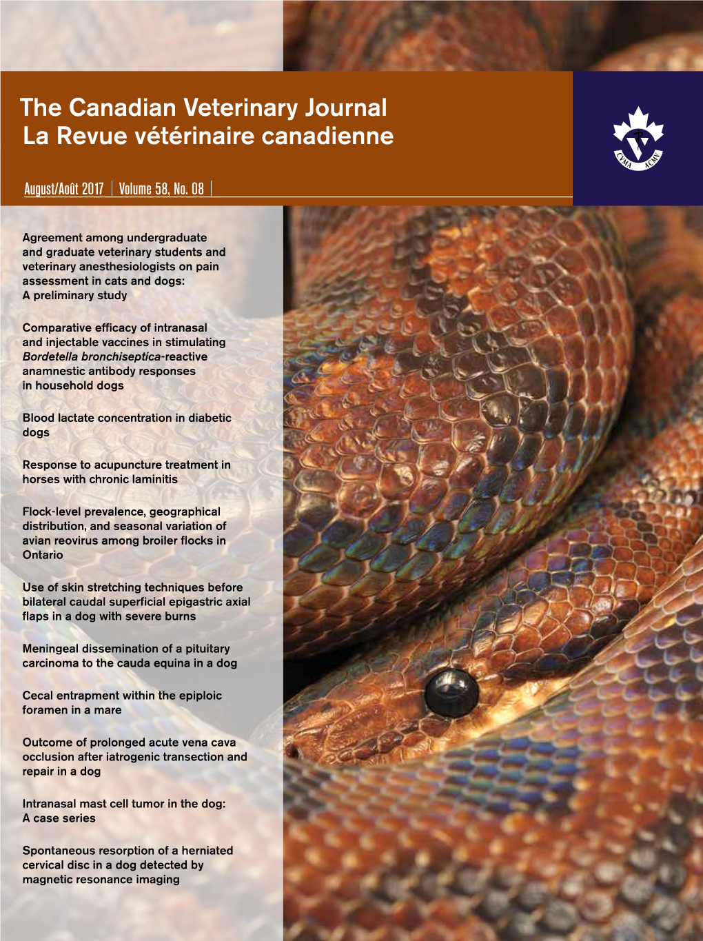 The Canadian Veterinary Journal La Revue Vétérinaire Canadienne