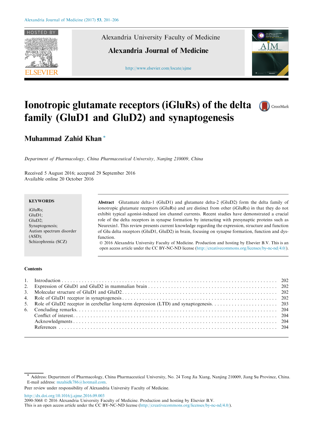 Ionotropic Glutamate Receptors (Iglurs) of the Delta Family (Glud1 and Glud2) and Synaptogenesis