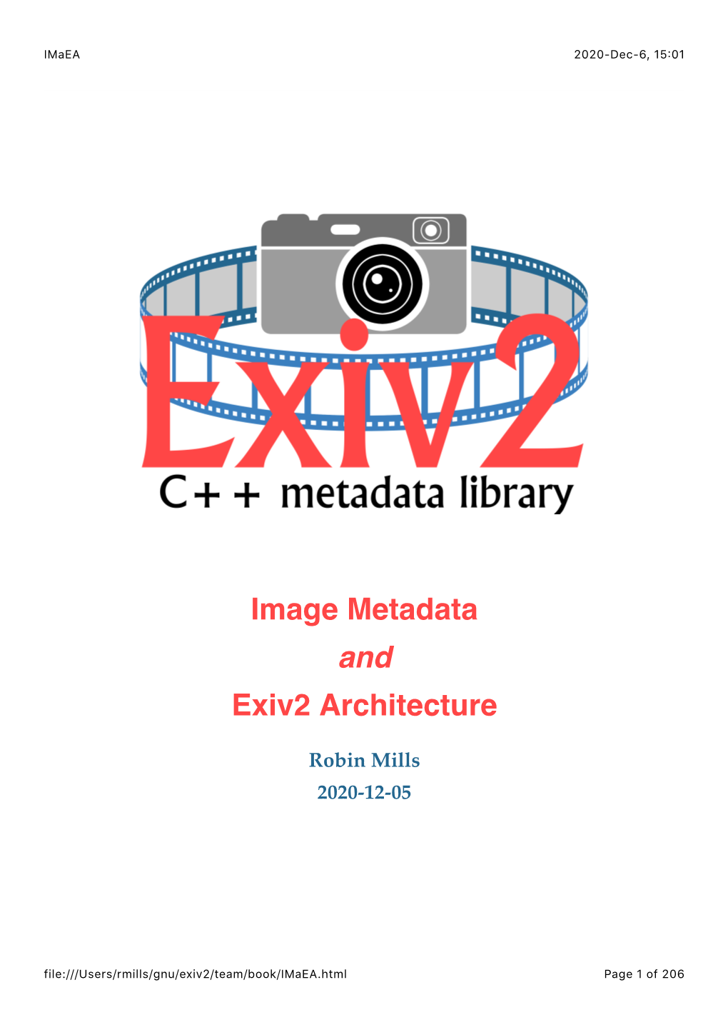 Image Metadata and Exiv2 Architecture