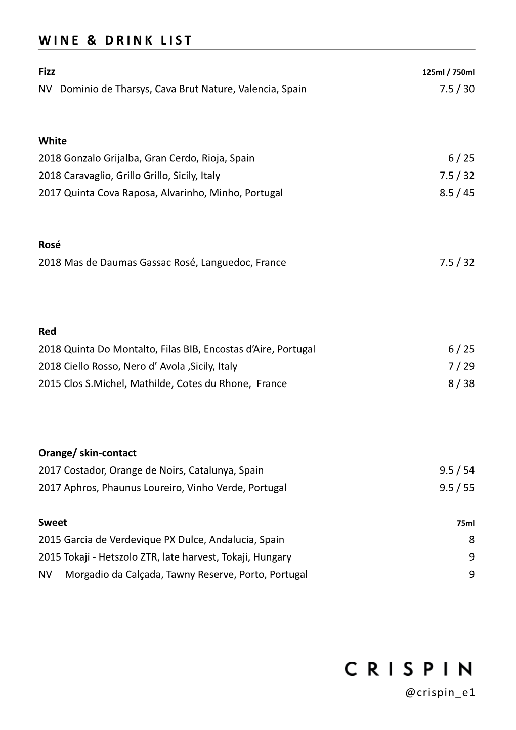 Wine List 23.10