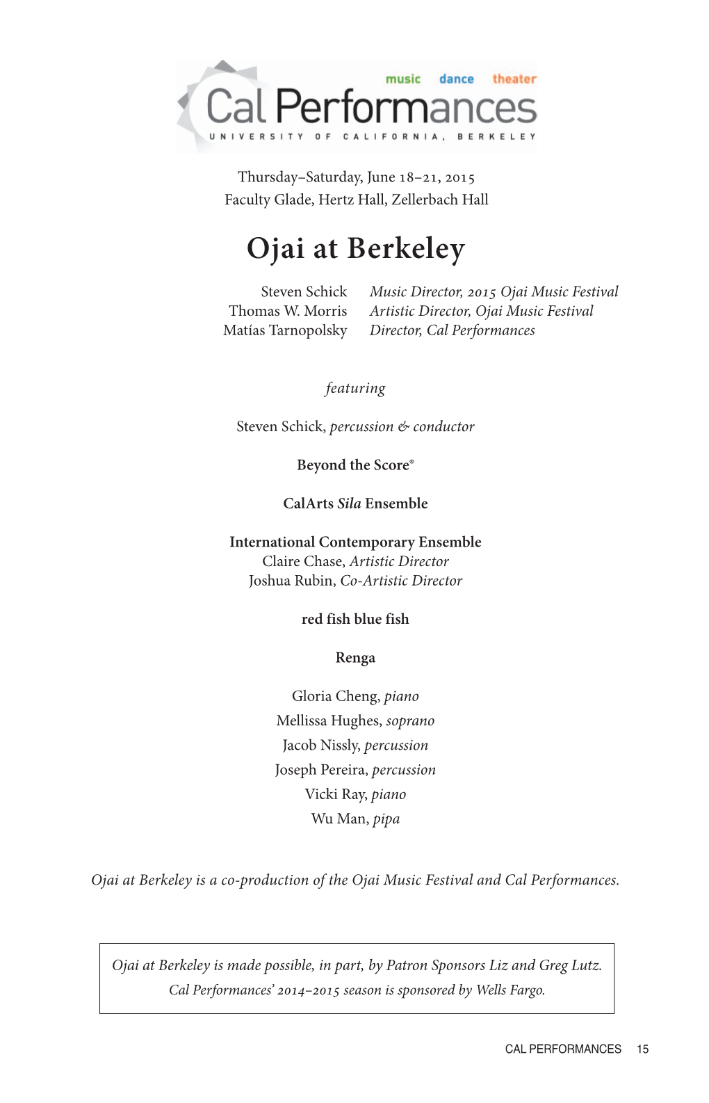 Ojai at Berkeley